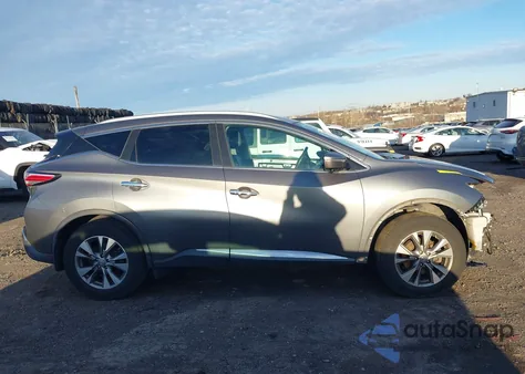 2015 Nissan Murano Sl from USA, damaged, VIN 5N1AZ2MH4FN229410